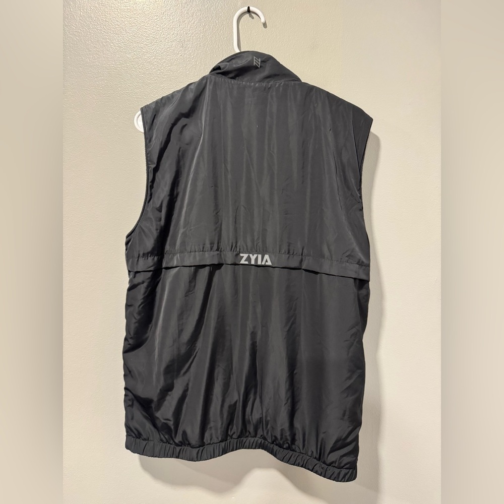 NWT Zyia Active Men’s Reversible Fleece Vest In Black Size Medium - Picture 3 of 7